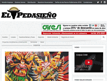 Tablet Screenshot of elpedasieno.com
